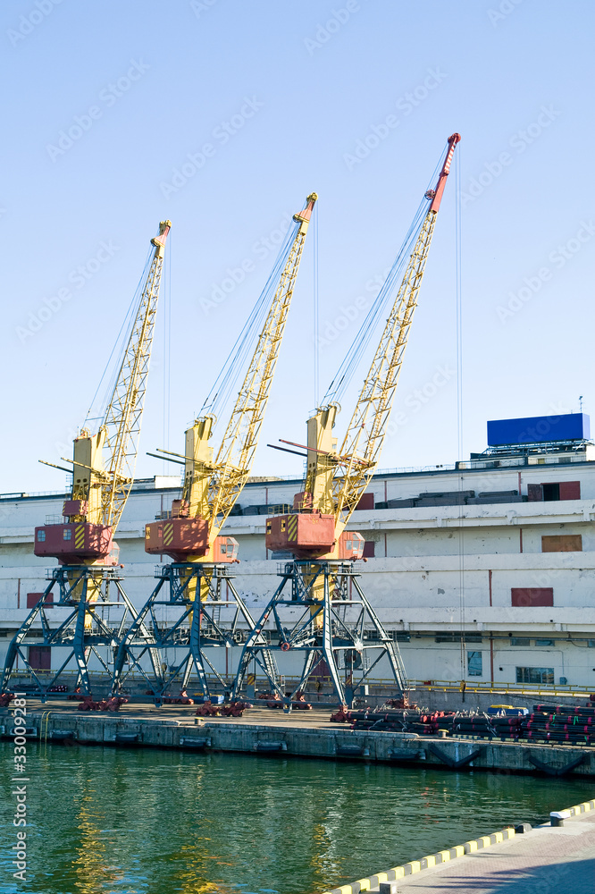 Fototapeta premium Marine port