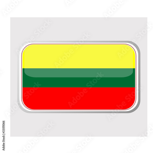 Flag of lithuania in the form Free Download Flag of lithuania in the form - GFXLoad