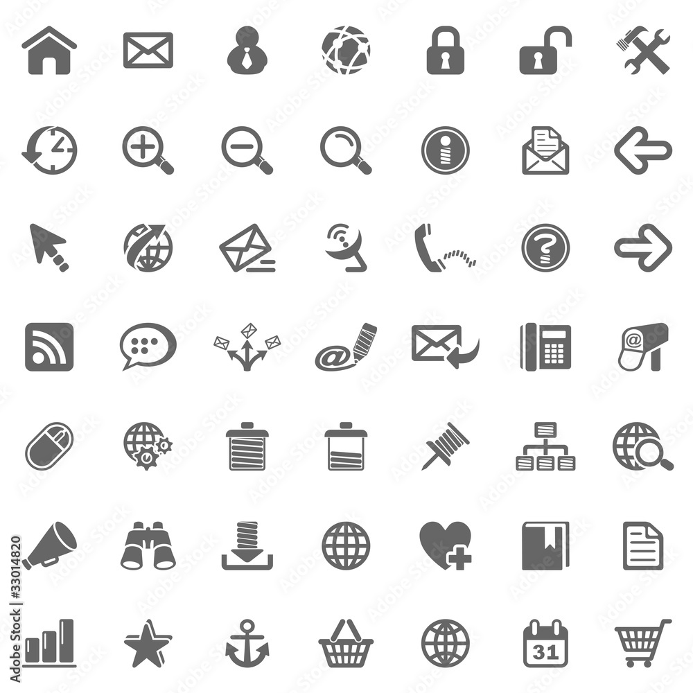 Fototapeta premium Website & Internet icons
