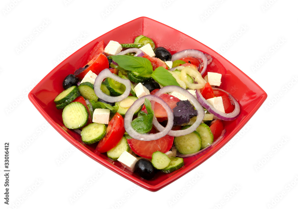 salad on a plate salad on a plate