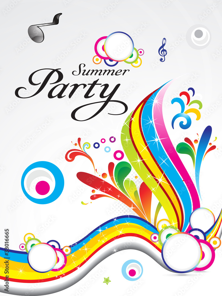 abstract summer party background concept abstract summer party background concept