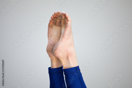 Foot of a gymnast photo