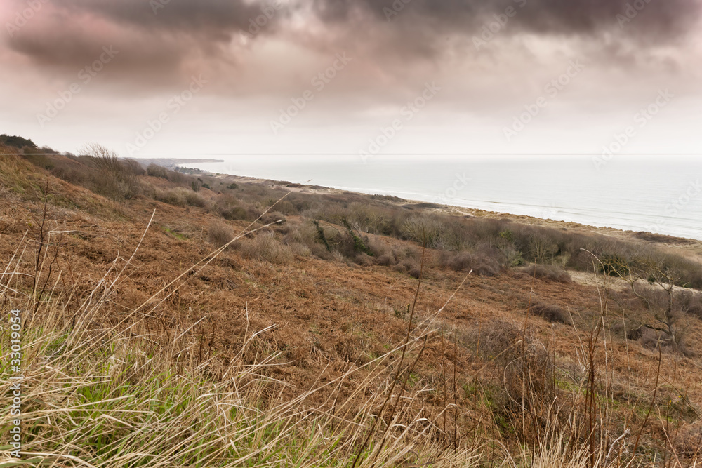 Omaha Beach landscape.. Omaha Beach landscape..