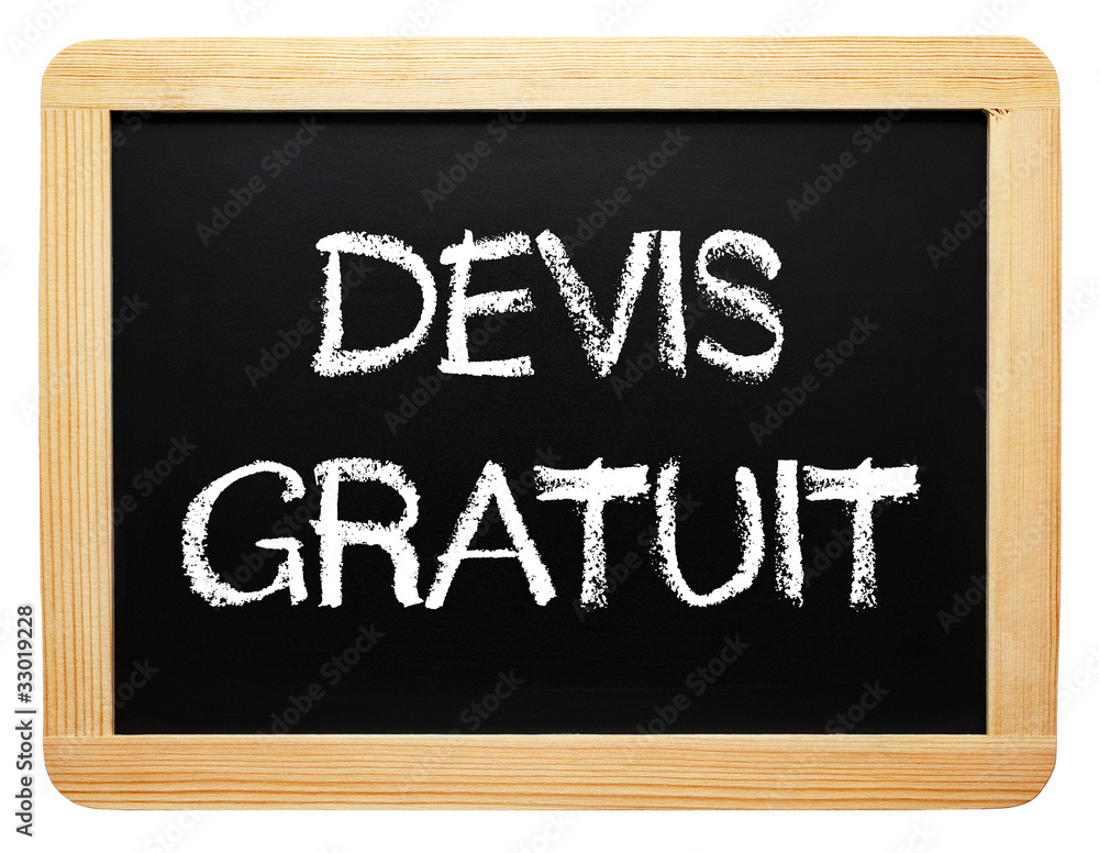 Devis Gratuit tableau noir