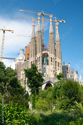 Sagrada Familia church in Barcelona