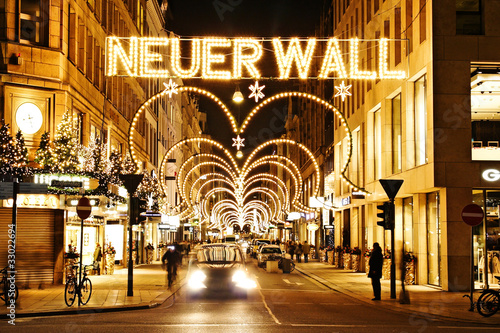 Neuer Wall Hamburg zur Weihnachtszeit