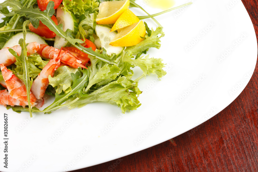 salad with shrimps salad with shrimps