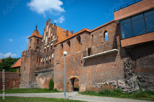 Mury zamku,Dwór Mieszczański,Torun,Poland