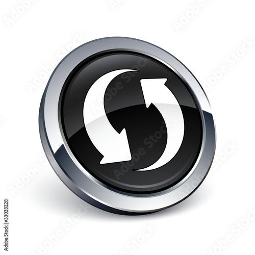 icône bouton internet recyclage