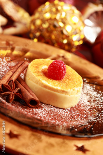 Obraz na plátně Crème brûlée for Christmas