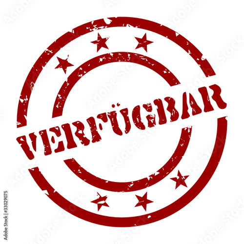 stempel verfügbar I photo