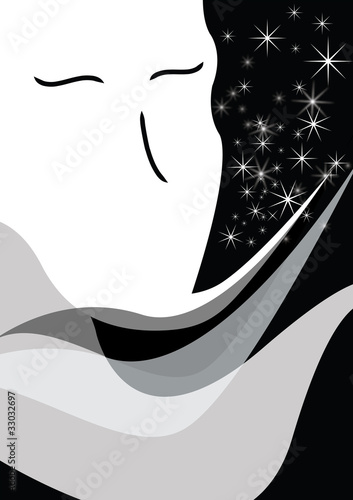 Fashion woman background