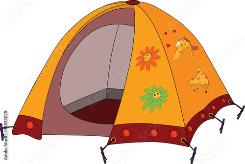 Children's tourist tent