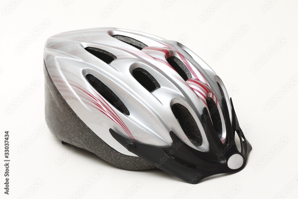 Bike silver helmet Bike silver helmet