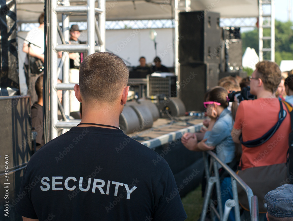 © Sergey Kohl - A security officer at the concert © Sergey Kohl - A security officer at the concert