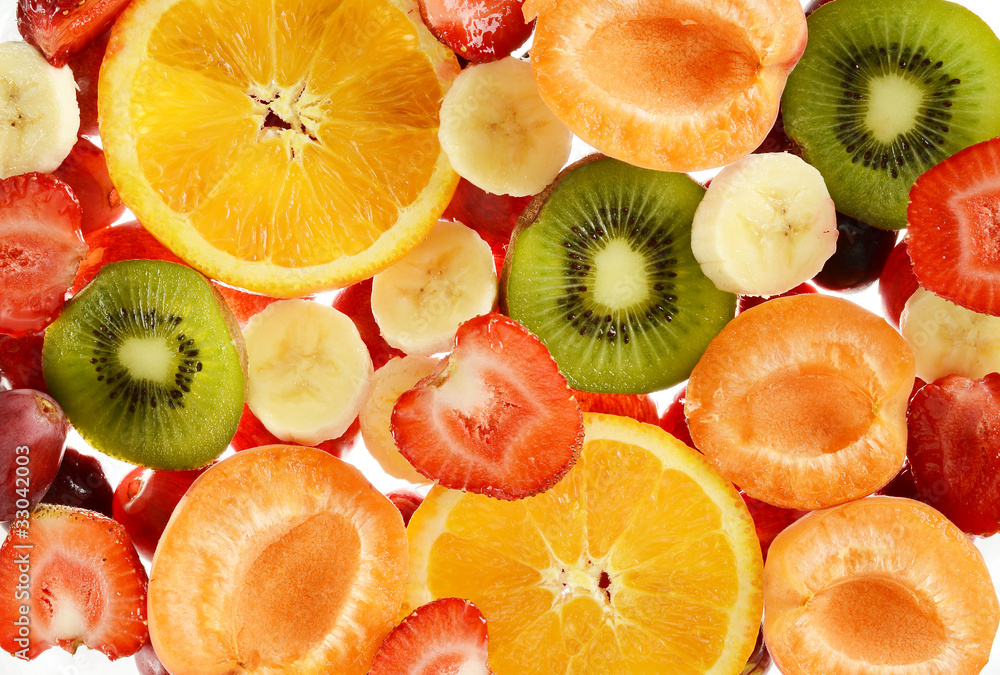 Composition with variety of fruits Composition with variety of fruits