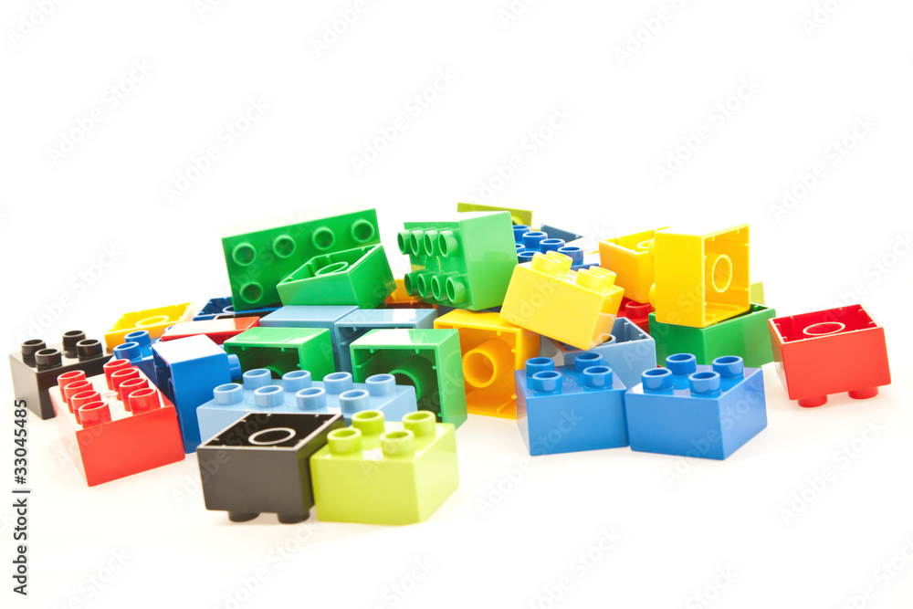 Obraz premium colored cube play blocks