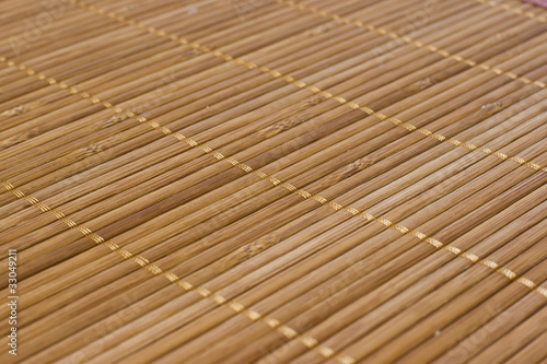 Background bamboo sticks with thread uniting
