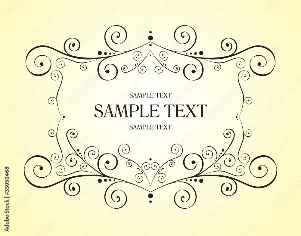 Vector decorative design element Vector decorative design element