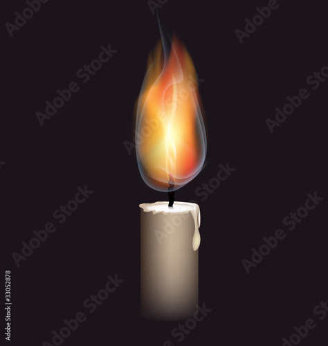 burning candle