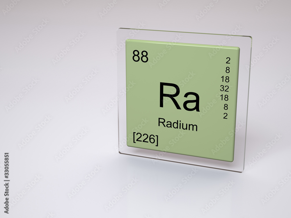 Radium Symbol Ra Chemical Element