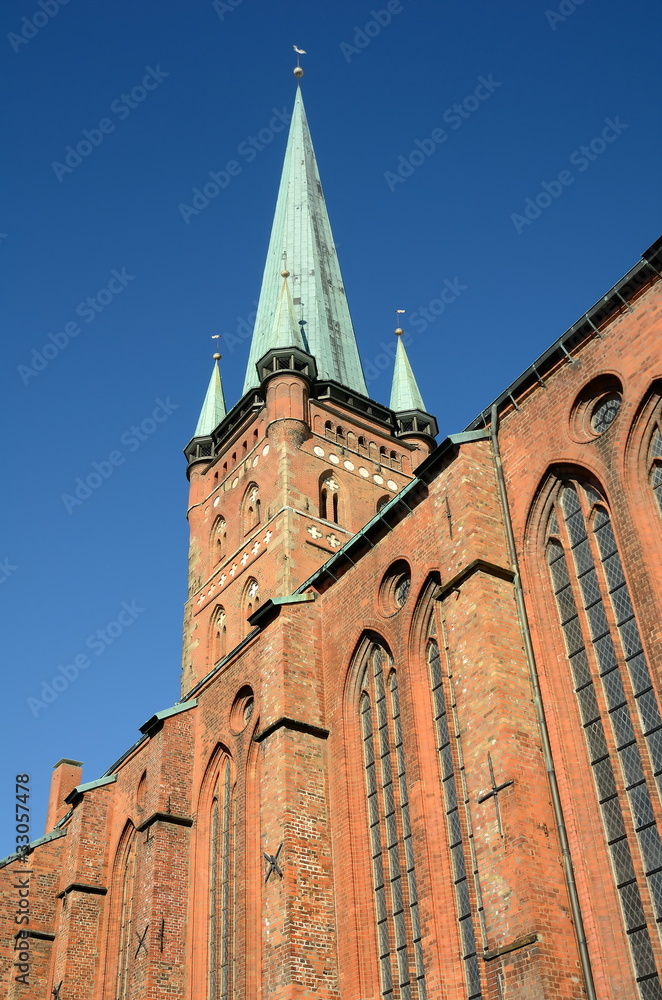 Fototapeta premium Petrikirche in Lübeck