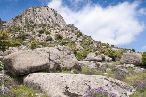 Batolito gran  tico en la Sierra de la Cabrera  Madrid