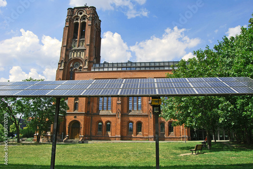 Sticker Solar-Kirche