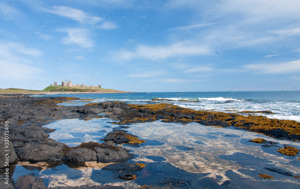 Fototapeta premium Dunstanburgh Castle Alnwick Craster Northumberland