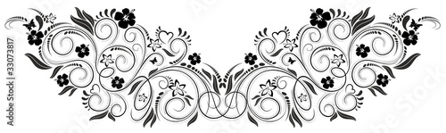 Tatuaggio Floreale-Floral Tattoo-Vector