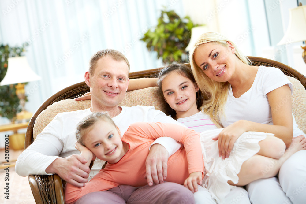 Family relaxing