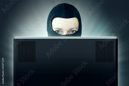Tableau sur toile Cybercrime