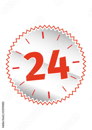 24 hours sign