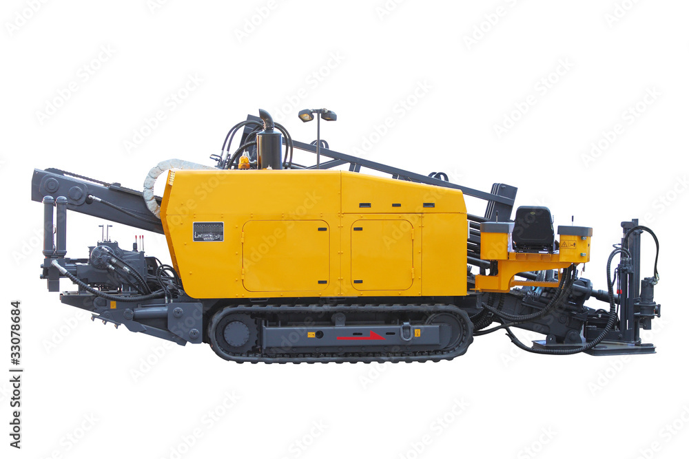 Obraz premium asphalt spreading machine