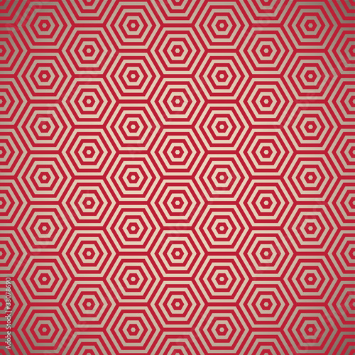 Retro seventies red pattern