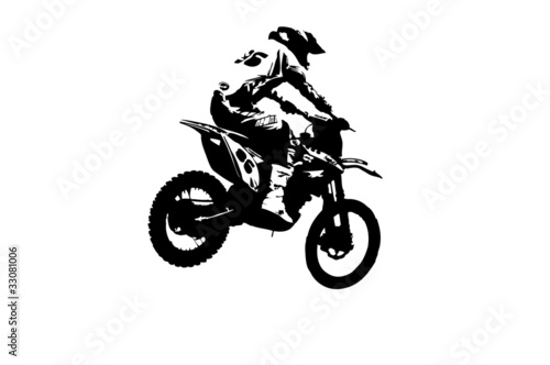 Fototapeta Naklejka Na Ścianę i Meble -  Motocross jumper