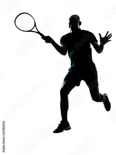 man tennis player forehand © snaptitude
