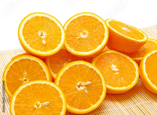 half ripe oranges