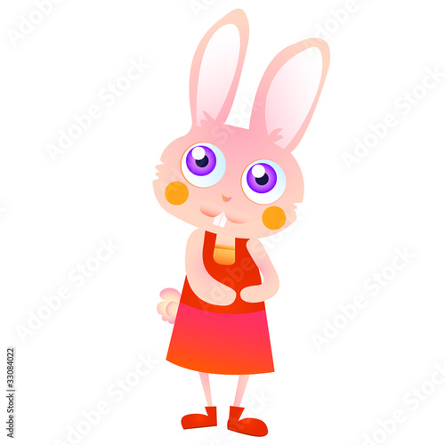 Rabbit School Girl
