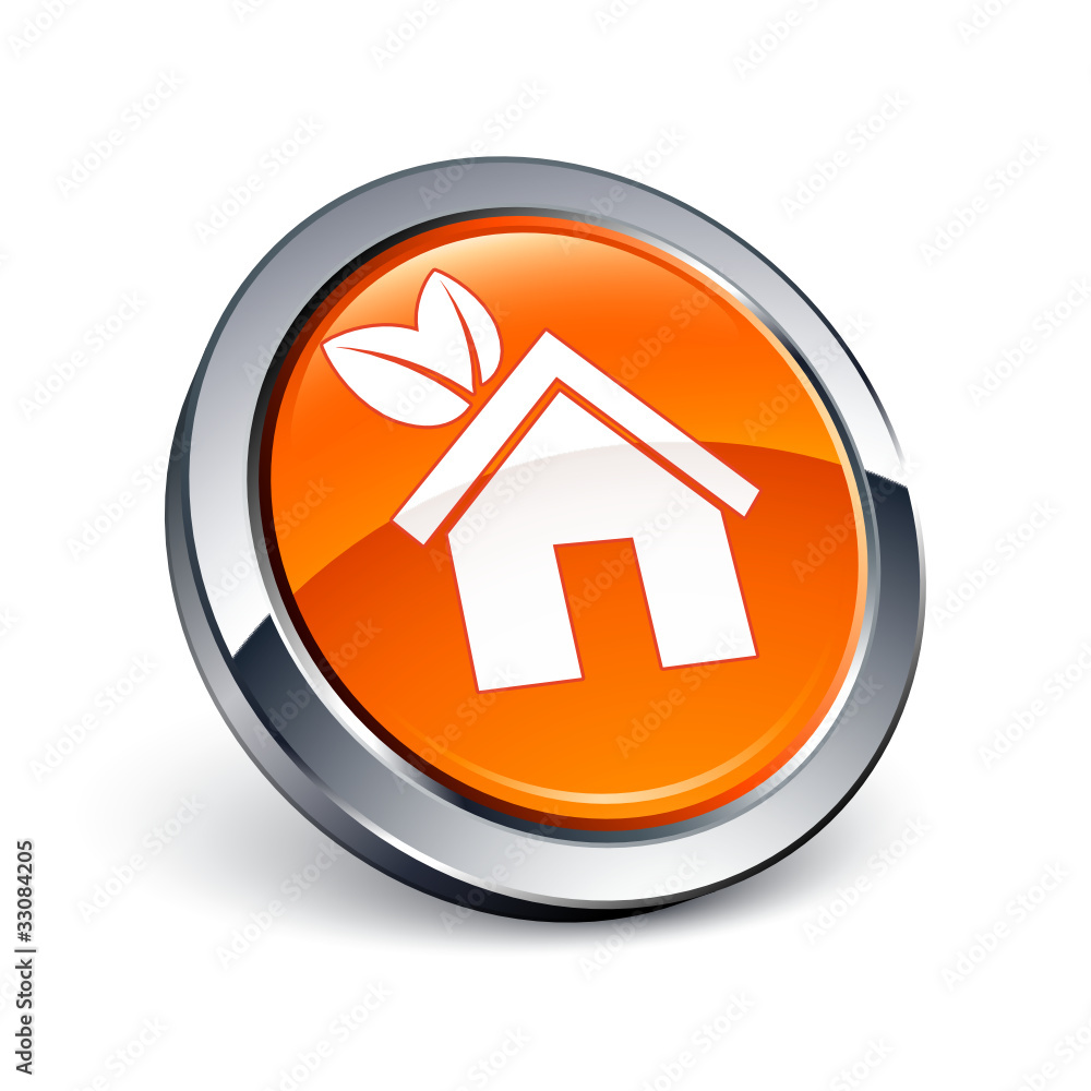 icône bouton internet maison écologie icône bouton internet maison écologie