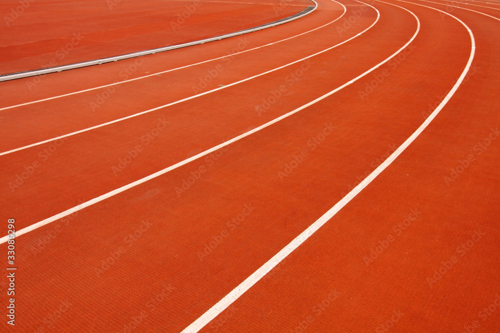 Fototapeta premium Running track lanes for athletes