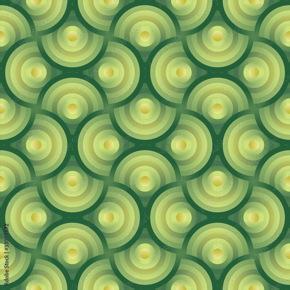 Seamless vector green background organic pattern wrap