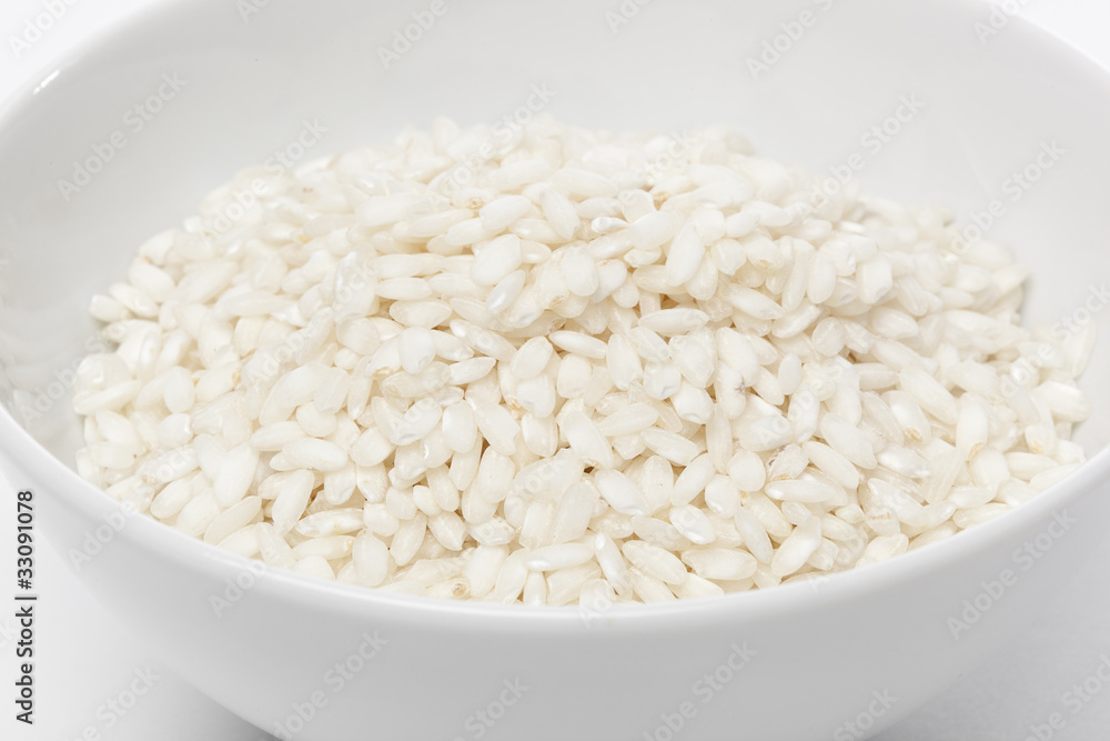 Dry white rice Dry white rice