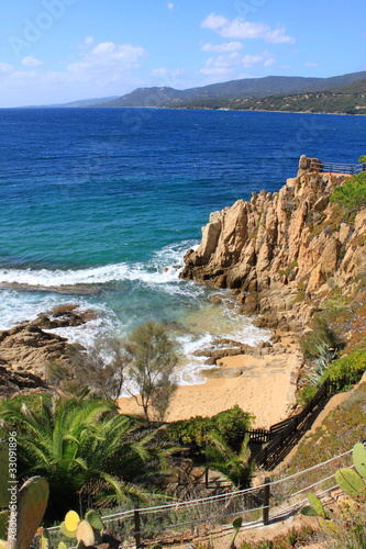 Crique de Propriano en Corse