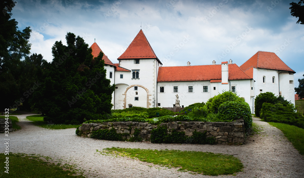 Old medieval castle. Varazdin Castle, Croatia