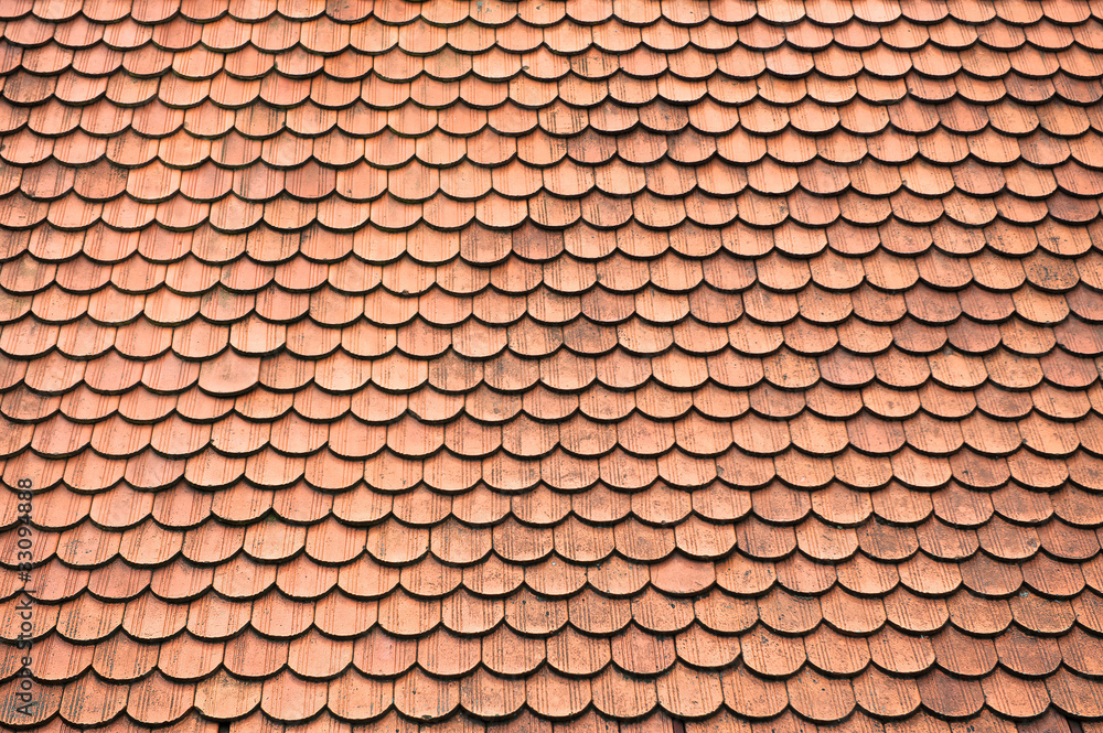 Tiles on old castle roof, architecture background. Tiles on old castle roof, architecture background.
