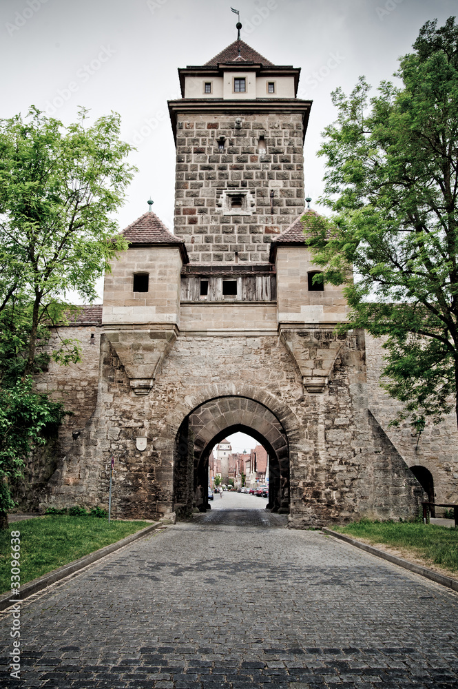 Tower of Rothenburg ob der Tauber