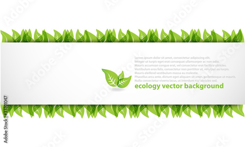 modern abstract ecology background