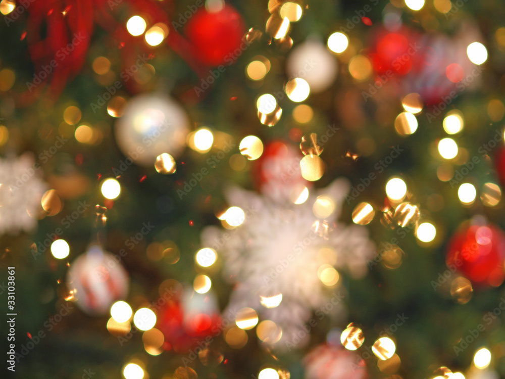 White Christmas Tree Lights Abstract for Backgrounds White Christmas Tree Lights Abstract for Backgrounds