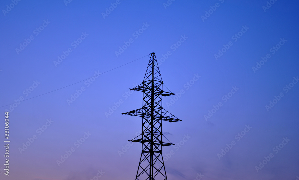 Electric Pole with out lines Electric Pole with out lines